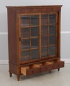 71789: ETHAN ALLEN Sliding Door Bookcase Cabinet