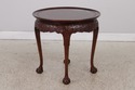 L71818:  Chippendale Flame Mahogany Round Parlor T