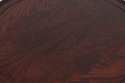 L71818:  Chippendale Flame Mahogany Round Parlor T