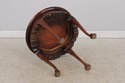 L71818:  Chippendale Flame Mahogany Round Parlor T