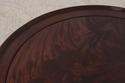 L71818:  Chippendale Flame Mahogany Round Parlor T