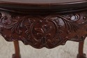 L71818:  Chippendale Flame Mahogany Round Parlor T