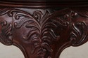 L71818:  Chippendale Flame Mahogany Round Parlor T