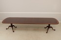 71865: ETHAN ALLEN Banded Mahogany Clawfoot Dining