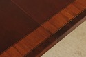 71865: ETHAN ALLEN Banded Mahogany Clawfoot Dining