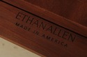 71865: ETHAN ALLEN Banded Mahogany Clawfoot Dining