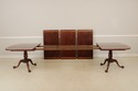 71865: ETHAN ALLEN Banded Mahogany Clawfoot Dining