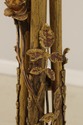F71901: Vintage Bronze Art Nouveau Floor Lamp