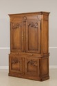 71904: BAKER Oak French Country Armoire Bar Cabine