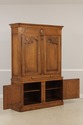 71904: BAKER Oak French Country Armoire Bar Cabine
