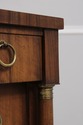 L71914: BAKER  French Empire Walnut File Drawer Ch