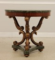 L71919: MAITLAND SMITH Round Marble Top Louis XV C