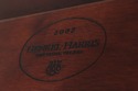 L71924: HENKEL HARRIS Oval Elliptical Mahogany Inl