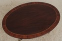 L71924: HENKEL HARRIS Oval Elliptical Mahogany Inl