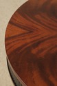 L71927: Pair French Empire Style Round Mahogany La