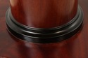 L71927: Pair French Empire Style Round Mahogany La