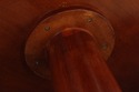L71927: Pair French Empire Style Round Mahogany La