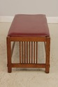 71931: STICKLEY Mission Oak Arts & Crafts Long Ben