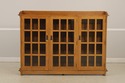 71934: STICKLEY Mission Oak 3 Door Large Bookcase