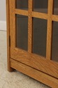 71934: STICKLEY Mission Oak 3 Door Large Bookcase