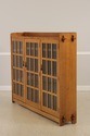 71934: STICKLEY Mission Oak 3 Door Large Bookcase