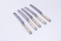 F71955: Set Of Bone Handle Knives & Forks By J. RU