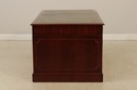 71959: English Green Leather Top Mahogany Executiv