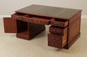 71959: English Green Leather Top Mahogany Executiv