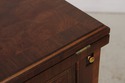 L71962: Pair BAKER George III Burl Walnut Bachelor