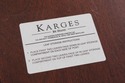 L71976: KARGES Flame Mahogany Dining Room Table