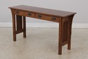71999:  STICKLEY Mission Oak Console Hall Or Sofa 