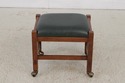 72000: Pair Of STICKLEY Mission Oak Leather Footst