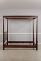 72002: KARGES Queen Size Mahogany Canopy Bed