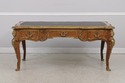 F72006: Vintage Louis XV Bureau Plat Writing Desk 