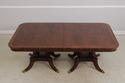 L72025: HENREDON Mahogany Double Pedestal Inlaid D