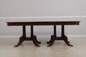 L72025: HENREDON Mahogany Double Pedestal Inlaid D