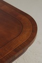 L72025: HENREDON Mahogany Double Pedestal Inlaid D