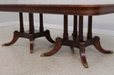 L72025: HENREDON Mahogany Double Pedestal Inlaid D