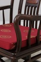 F72039: Pair Vintage Chinese Rosewood Armchairs