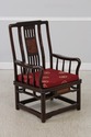 F72039: Pair Vintage Chinese Rosewood Armchairs