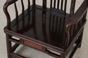 F72039: Pair Vintage Chinese Rosewood Armchairs