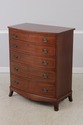 72044: BIGGS 5 Drawer Inlaid Mahogany High Chest