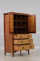 72053: STICKLEY Cherry & Maple Bedroom Armoire Cab