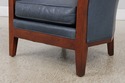 F72068: Pair Of STICKLEY Cherry Blue Leather Club 