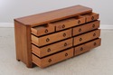 72072: STICKLEY Cherry 21st C. 9 Drawer Dresser