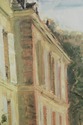 F72095: Large Oil Painting Artwork Of House & Cana