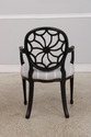 L72104: Set of 8 Spiral Web Back Dining Chairs