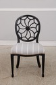 L72104: Set of 8 Spiral Web Back Dining Chairs