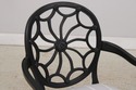 L72104: Set of 8 Spiral Web Back Dining Chairs