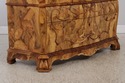 L72105: Vintage Italian Olive Wood Secretary Desk